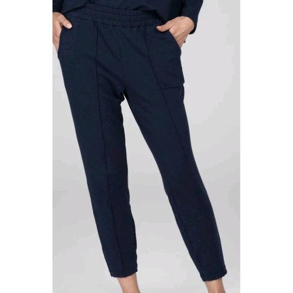 Kira Grace Traveler Pant Pintuck Jogger Size Medium Navy...